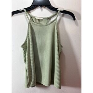 Olivia Rae Sage Green Ribbed‎ Tank Top
